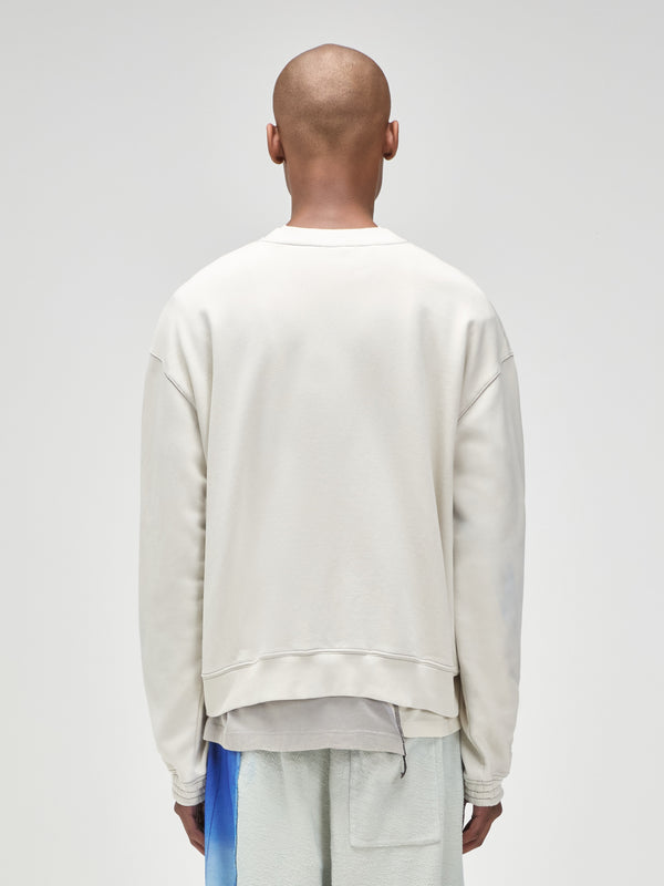 A Cold Wall Millbank Crewneck Bone Crewneck