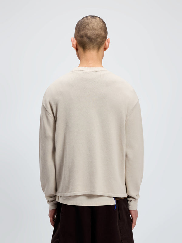 A Cold Wall Millbank Knit Bone Knitwear