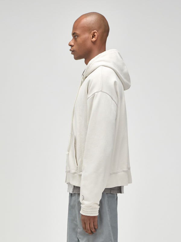 A Cold Wall Millbank Zip Hoodie Bone Hoodie
