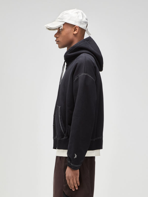 A Cold Wall Millbank Zip Hoodie Onyx Hoodie