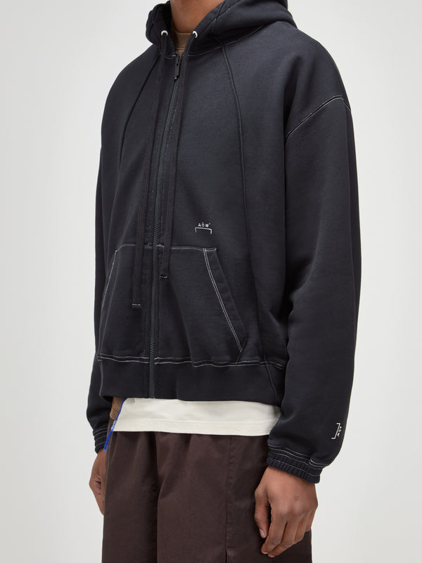 A Cold Wall Millbank Zip Hoodie Onyx Hoodie