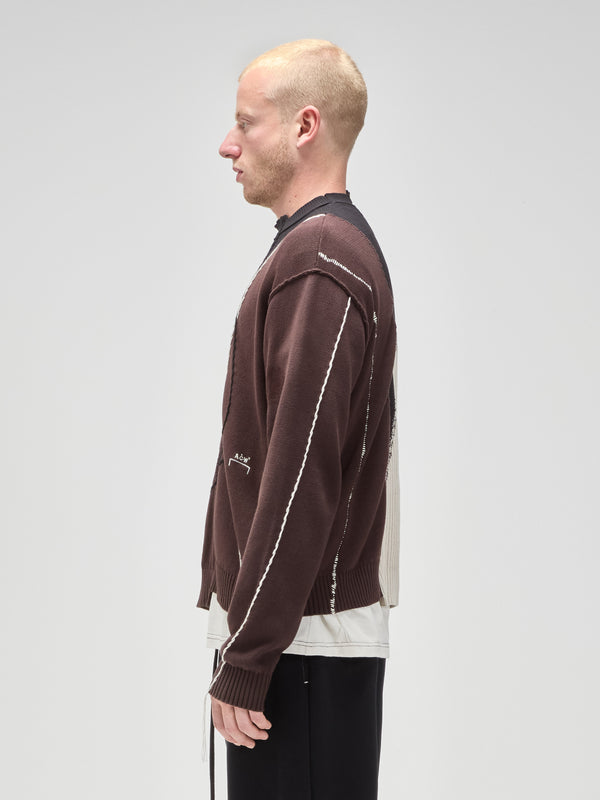 A Cold Wall Overstitch Knit Slate Knitwear