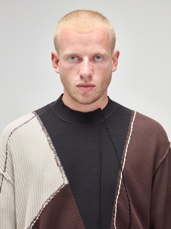 A Cold Wall Overstitch Knit Slate Knitwear