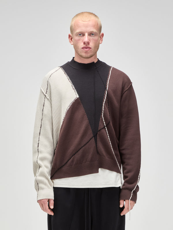 a cold wall Overstitch Knit Slate Knitwear