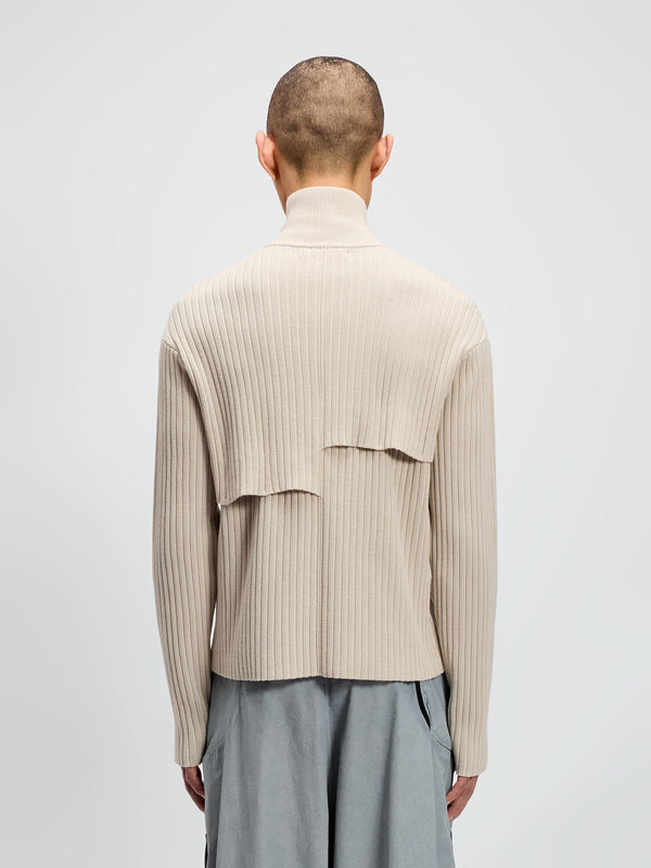 A Cold Wall Panel Knit Bone Knitwear