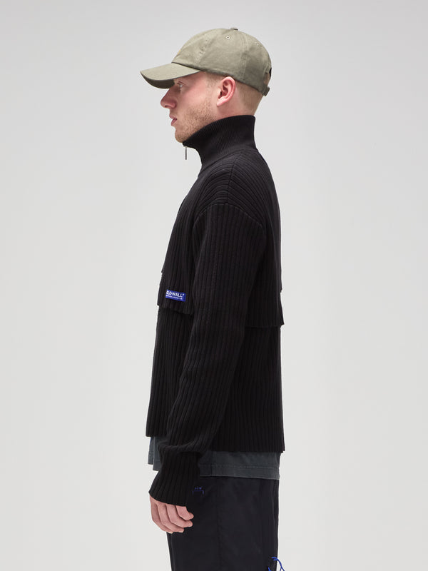 A Cold Wall Panel Knit Onyx Knitwear