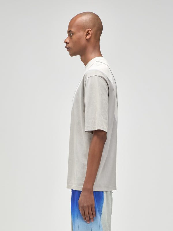 A Cold Wall Spliced T-Shirt Bone T-Shirts