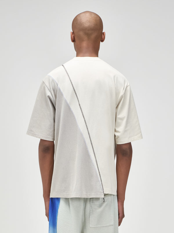 A Cold Wall Spliced T-Shirt Bone T-Shirts
