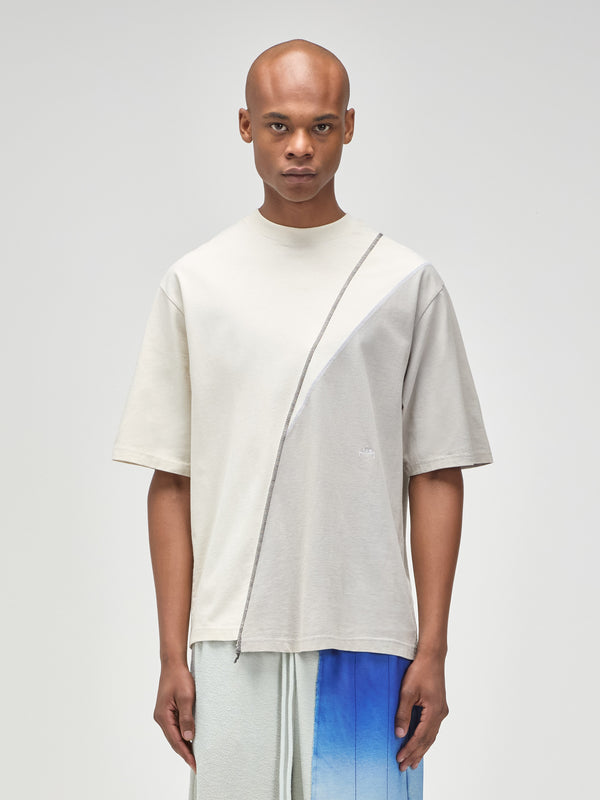 a cold wall Spliced T-Shirt Bone T-Shirts