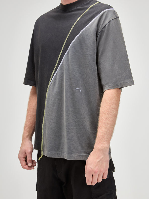 A Cold Wall Spliced T-Shirt Onyx T-Shirts
