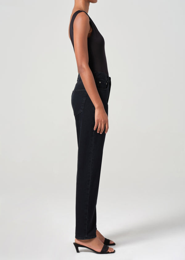 A Gold E 90's Pinch Waist High Rise Straight Crushed