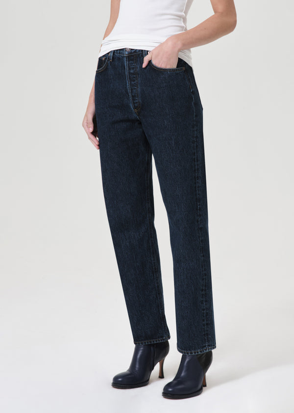 A Gold E 90's Pinch Waist High Rise Straight Pendulum