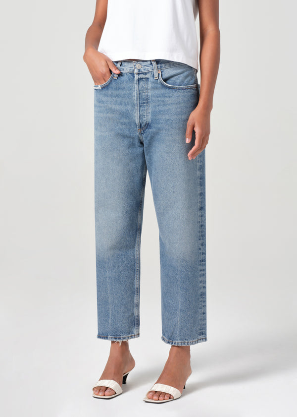 A Gold E 90's Crop Mid Rise Straight Hooked