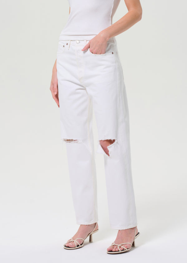 A Gold E 90's Mid Rise Straight Cloudburst