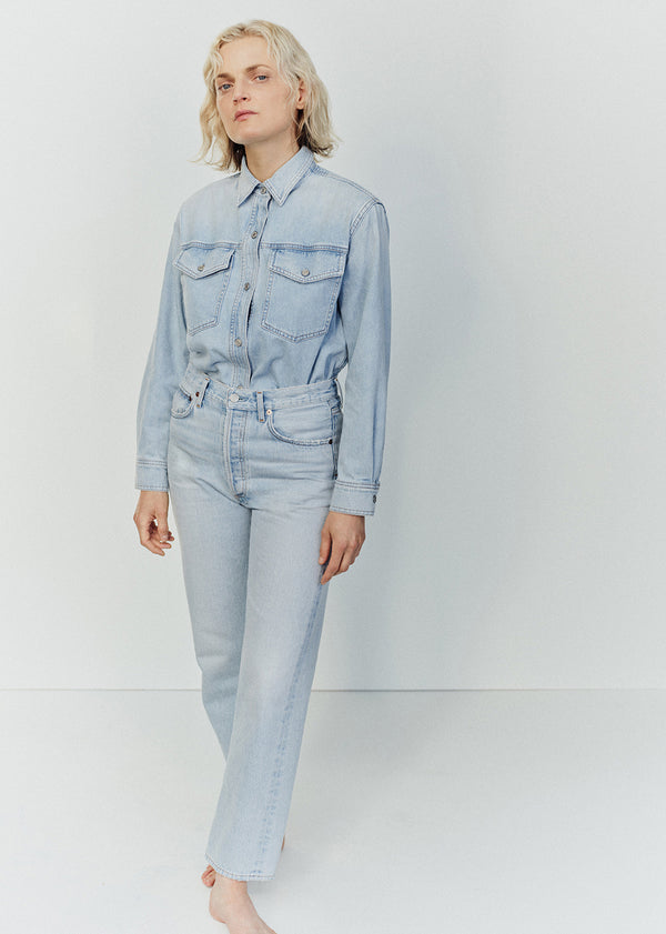 A Gold E 90's Mid Rise Straight Extract