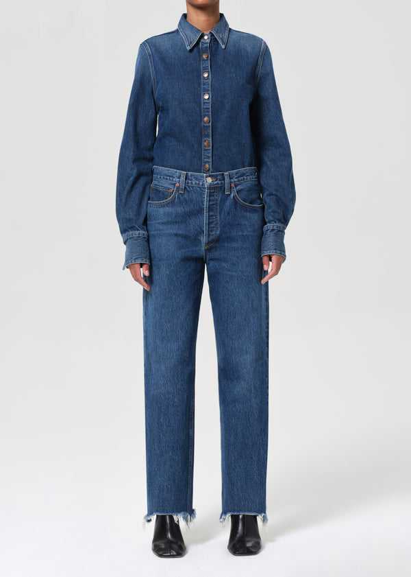 a gold e 90's Mid Rise Straight Fountain