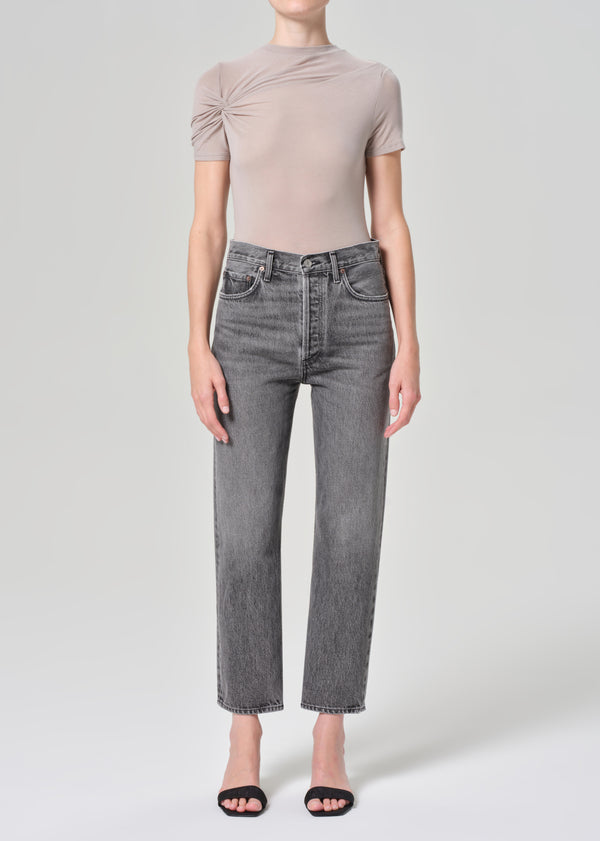 a gold e 90's Pinch Waist Crop Audit