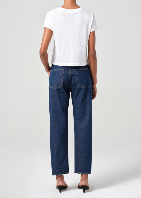 A Gold E 90's Pinch Waist Crop Foxley