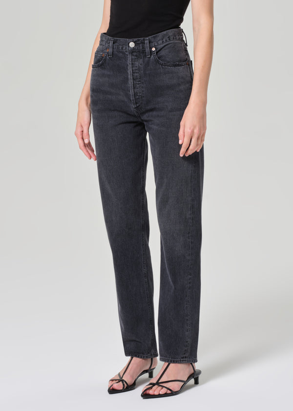 A Gold E 90's Pinch Waist High Rise Straight Hitch