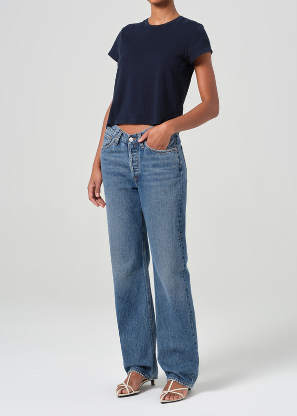 A Gold E Adine Shrunken Tee Storm