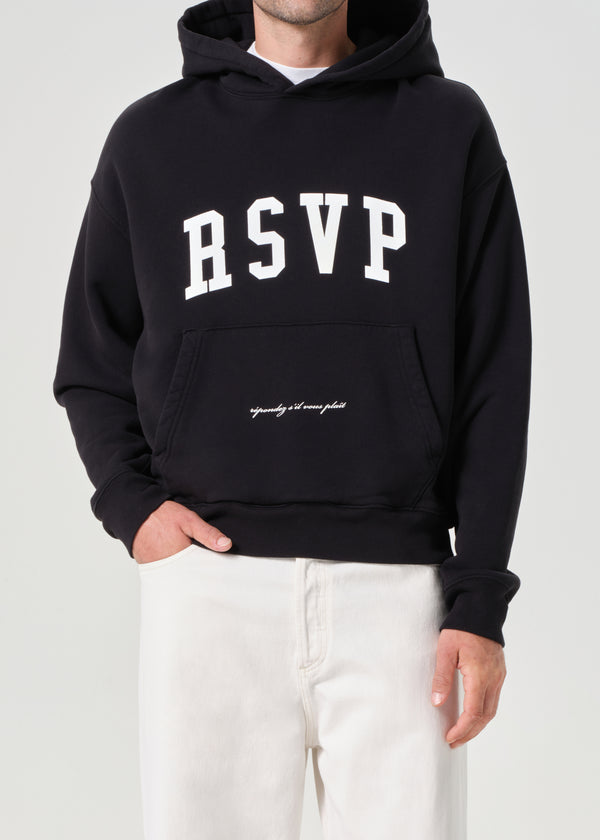 A Gold E AGOLDE / RSVP Arch Logo Hoodie Marker / Chalk