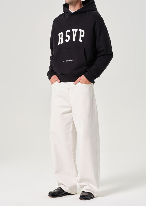 A Gold E AGOLDE / RSVP Arch Logo Hoodie Marker / Chalk