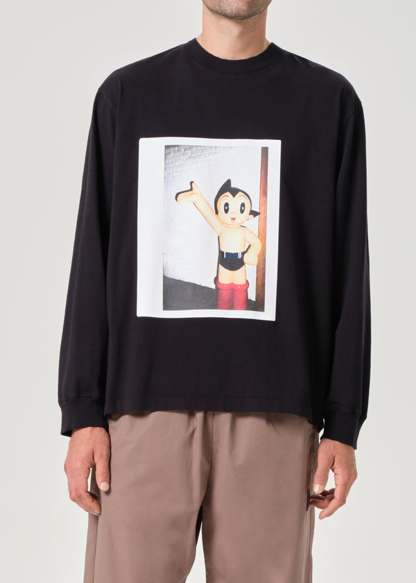 A Gold E AGOLDE / RSVP Astro L/S Tee Black