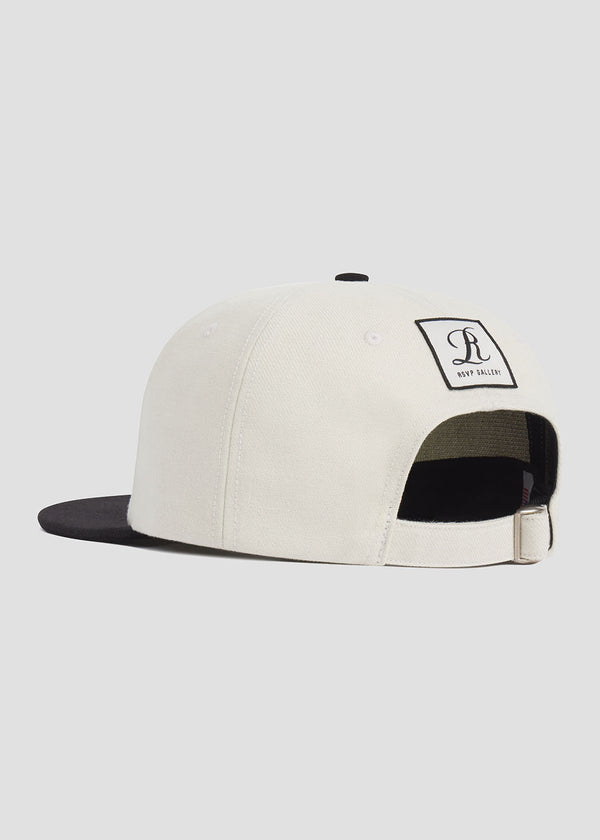 A Gold E AGOLDE / RSVP Baseball Cap Chalk White