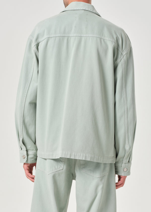 A Gold E AGOLDE / RSVP Erving Shirt Jacket Mint