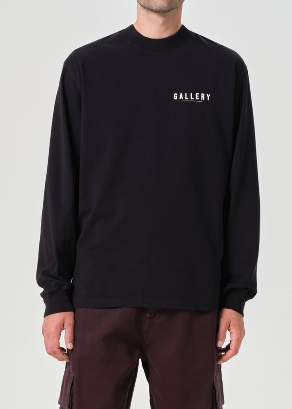 A Gold E AGOLDE / RSVP Gallery L/S Tee Black / White