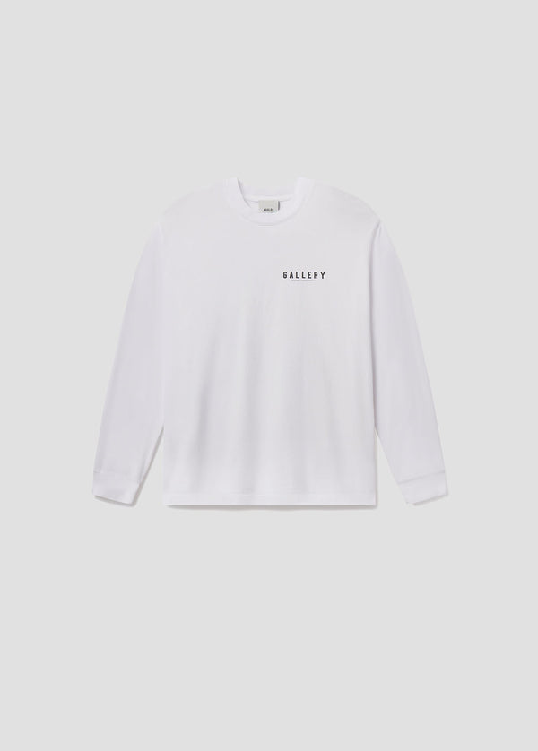 A Gold E AGOLDE / RSVP Gallery L/S Tee White / Black
