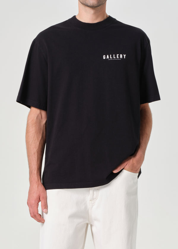 A Gold E AGOLDE / RSVP Gallery S/S Tee Black / White