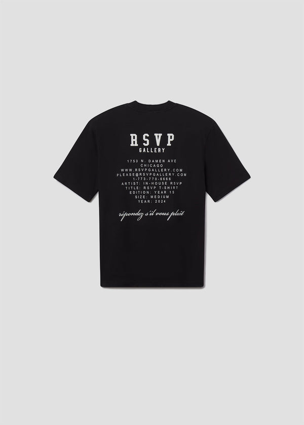 a gold e AGOLDE / RSVP Gallery S/S Tee Black / White