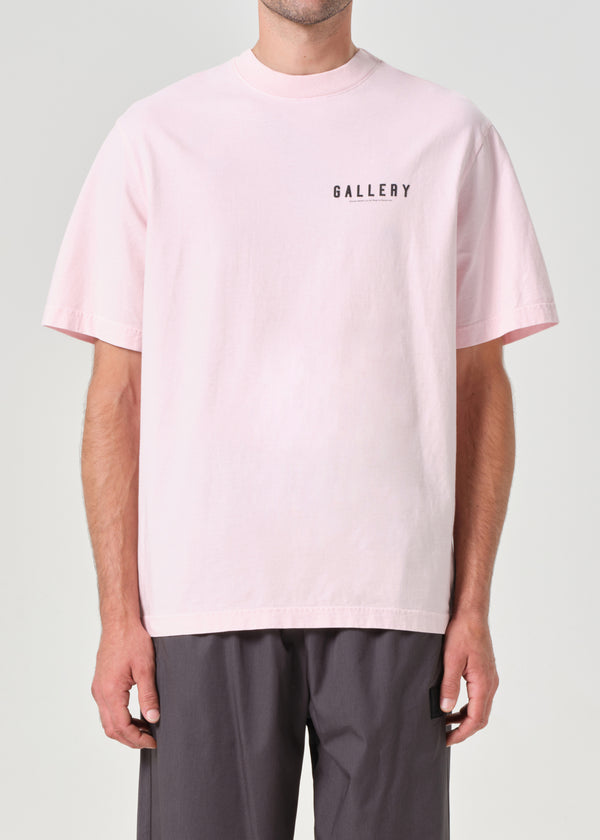 A Gold E AGOLDE / RSVP Gallery S/S Tee Pink / Black