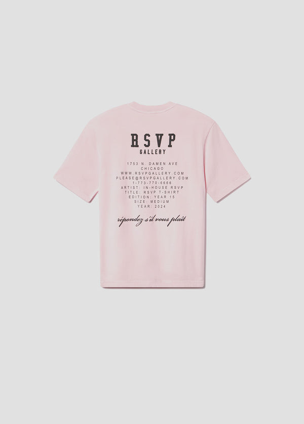 a gold e AGOLDE / RSVP Gallery S/S Tee Pink / Black