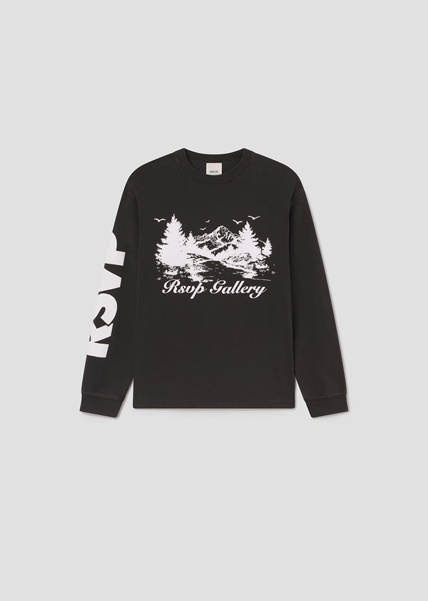 a gold e Agolde / Rsvp Long Sleeve Mock Neck Trees