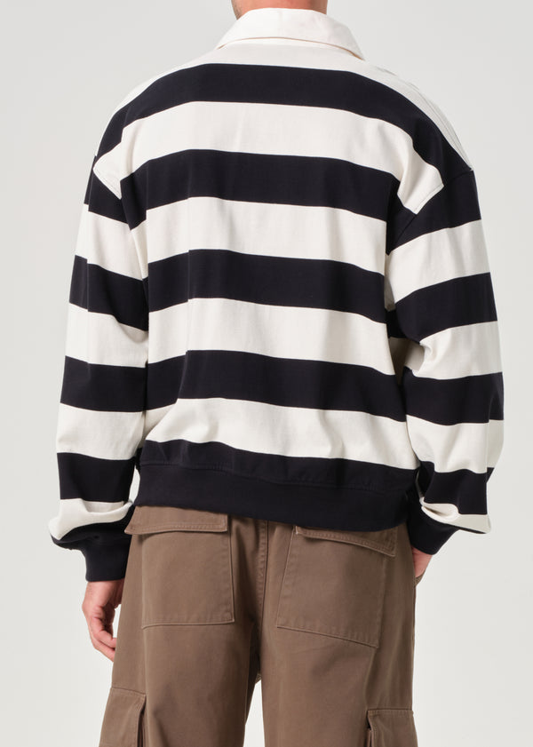 A Gold E AGOLDE / RSVP Rugby Black / Cream