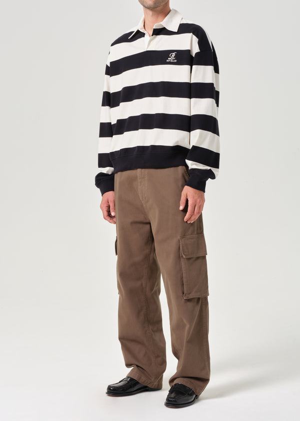 A Gold E AGOLDE / RSVP Rugby Black / Cream