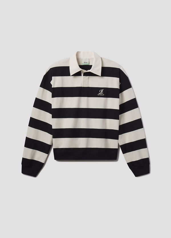 a gold e AGOLDE / RSVP Rugby Black / Cream