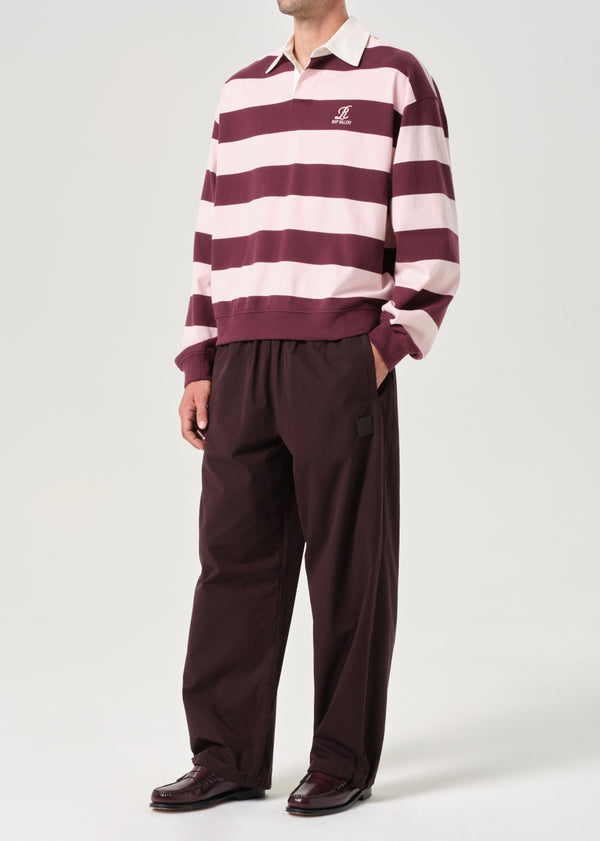 A Gold E AGOLDE / RSVP Rugby Pink / Burgundy