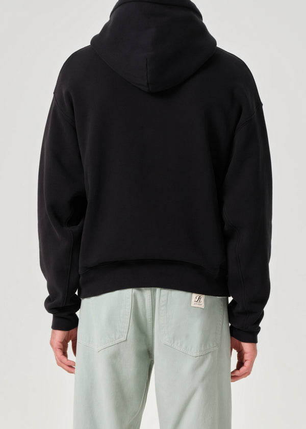 A Gold E AGOLDE / RSVP Script Hoodie Black / Mint
