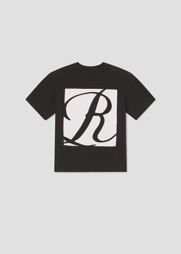 A Gold E Agolde / Rsvp Short Sleeve Mock Neck Logo