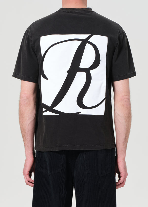 A Gold E Agolde / Rsvp Short Sleeve Mock Neck Logo