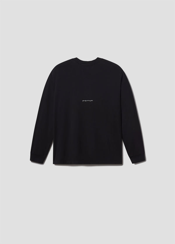 A Gold E AGOLDE / RSVP Virgil L/S Tee Black