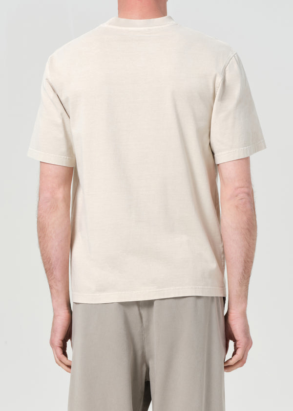 A Gold E Asha Mock Neck Tee Brown Rice