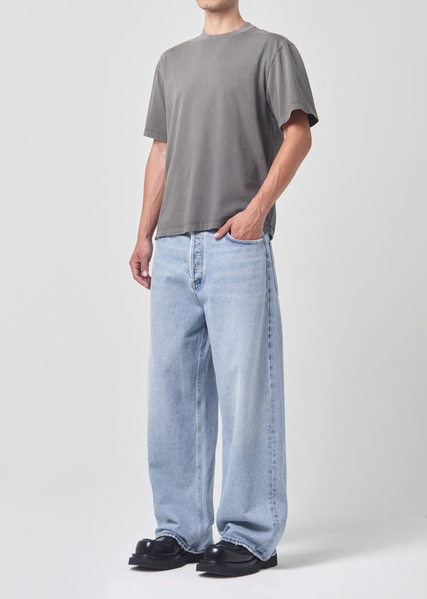 A Gold E Asha Mock Neck Tee Flint