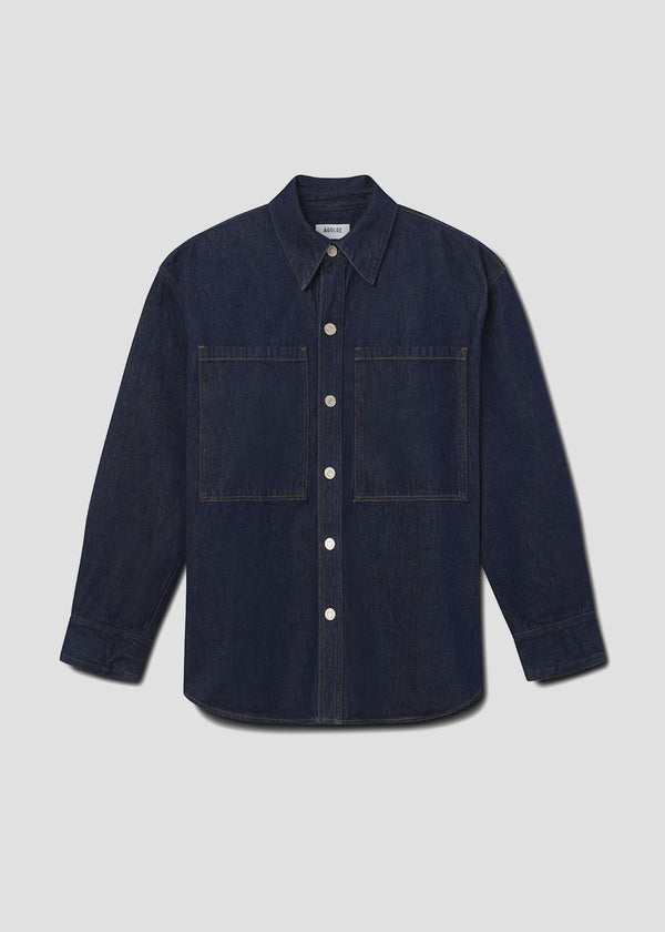 a gold e Atticus Shirt Rinse
