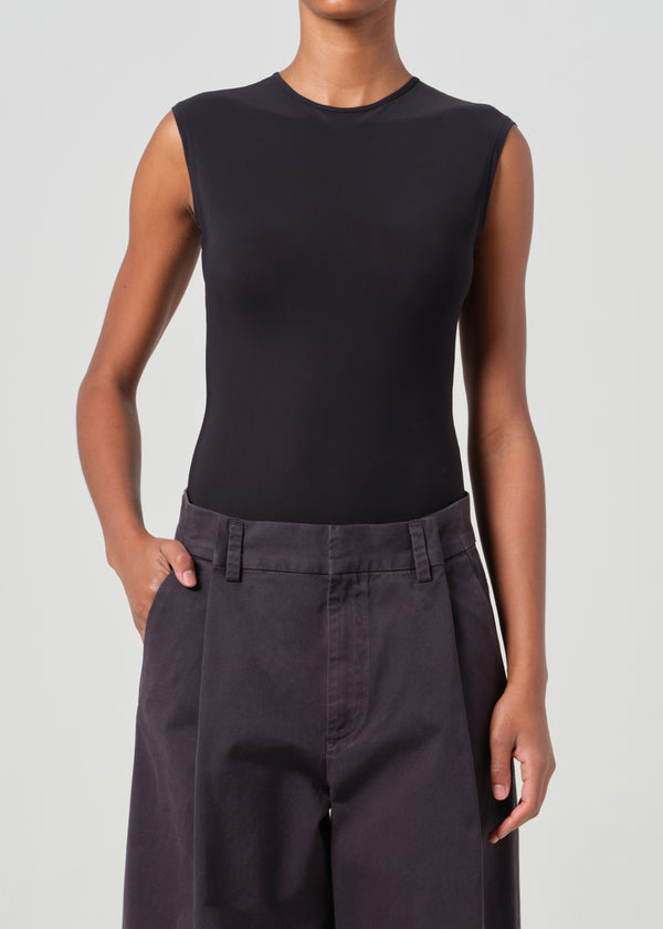 a gold e Aura Bodysuit Black