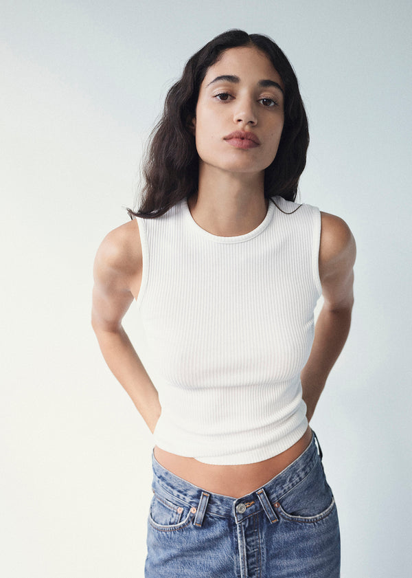 A Gold E Binx Tank White