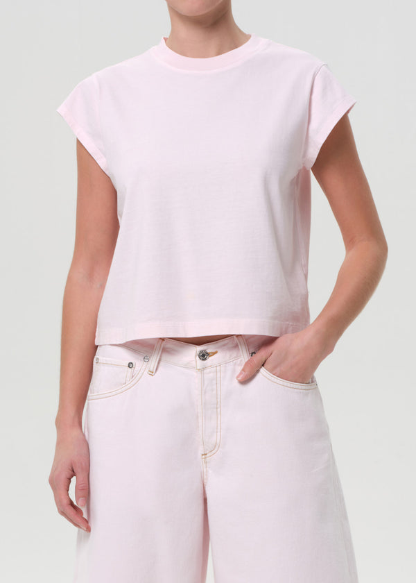 a gold e Bryce Cap Sleeve Tee